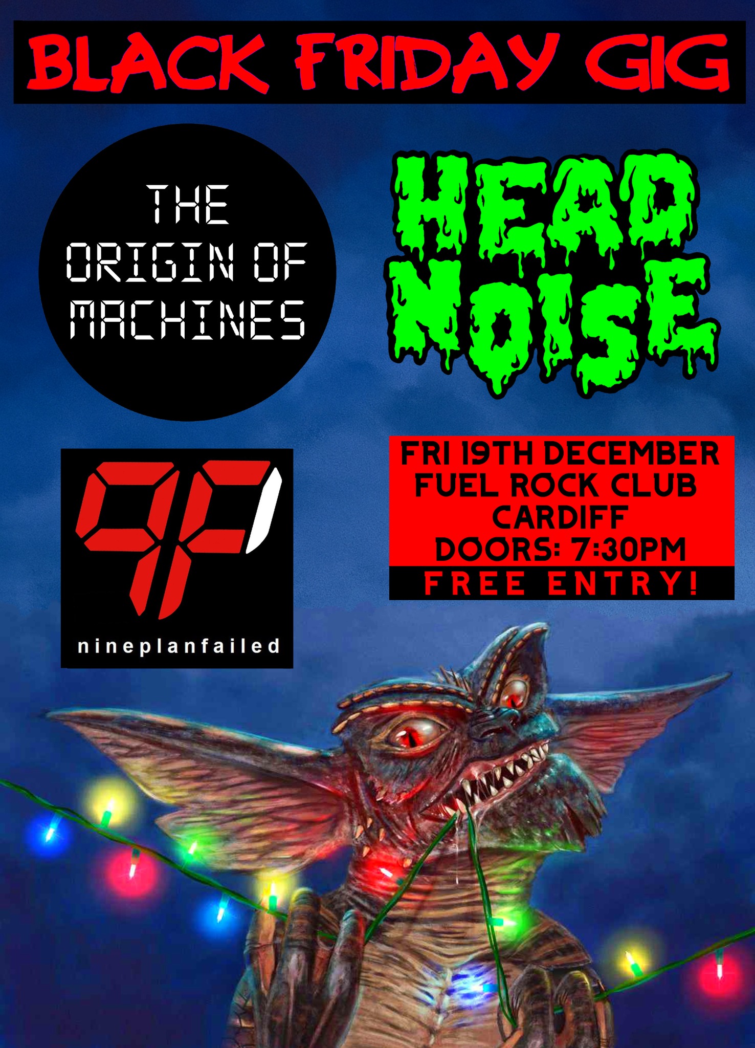 nineplanfailed at FUEL Rock Club 19th December 2025